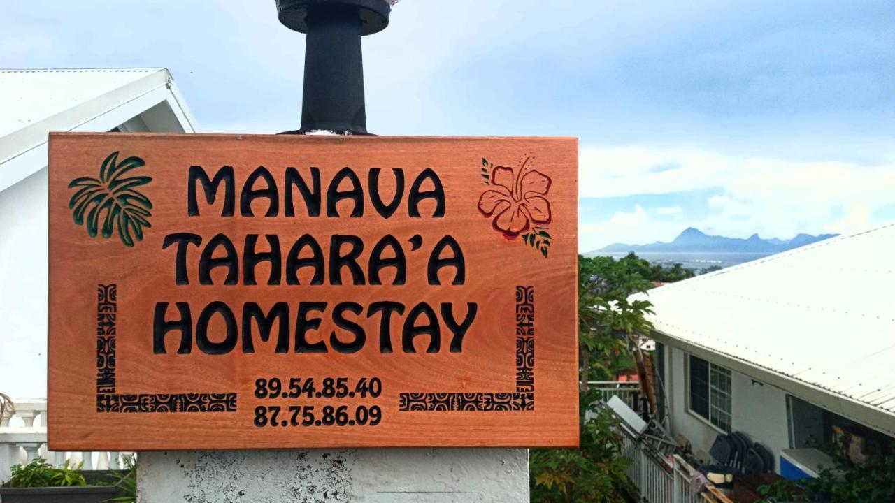 Manava Tahara'A Home Stay Mahina Esterno foto